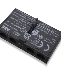 Auxiliary switch f/protec.mot.swi. MS1XX front attachm 1NO